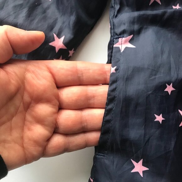 OSKKOSH Girl puffer & detachable inner reversible jacket, navy, pink Girls 4-5 - Picture 16 of 16